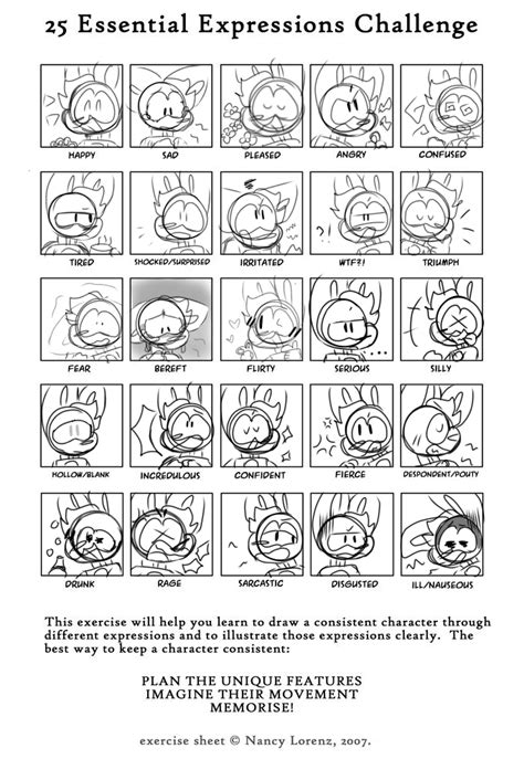 Expressions Challenge By Geigergearz On Deviantart