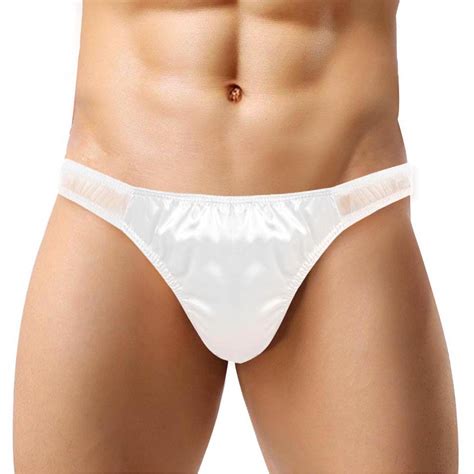 iEFiEL Homme String Tanga Transparent Respirant Sous Vêtement Lingerie Thong eBay