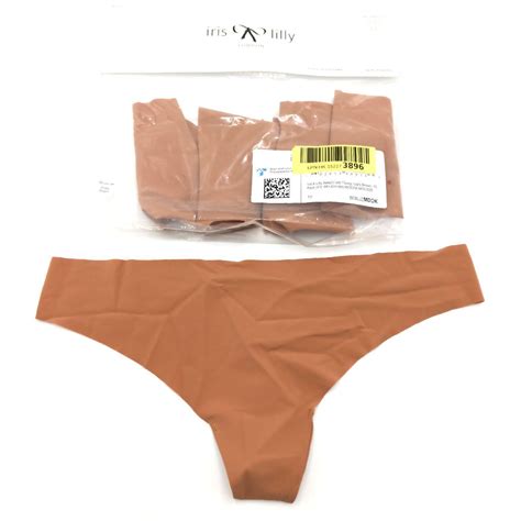 Damen Tanga Unterw Sche Iris Lilly Er Pack Hellbraun Gr E