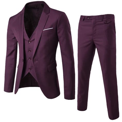 Men Suit Slim Fit New Silm Fit Best Man Suit Blue Groomsman Mens