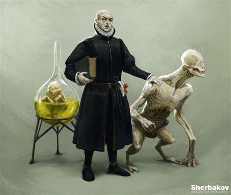 Alchemist and Homunculus by Sherbakov Stanislav : ImaginaryWizards ...