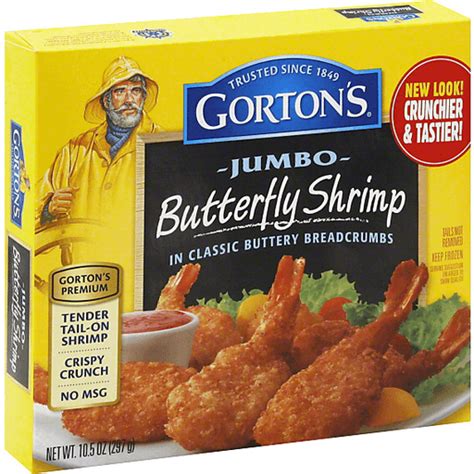 Gortons Crunchy Butterfly Shrimp Frozen Foods Edwards Food Giant