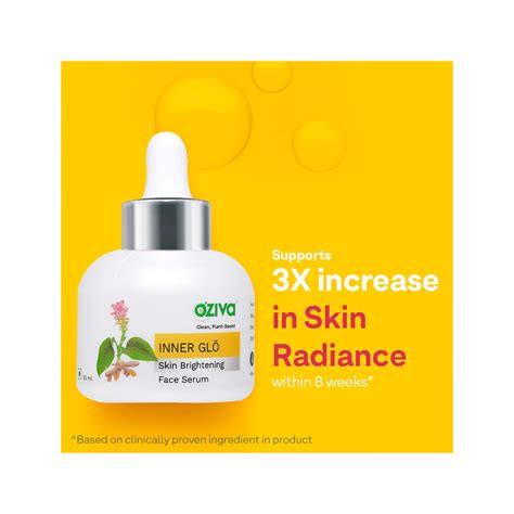 Oziva Inner Glo Skin Brightening Face Serum Ml Cureka Online