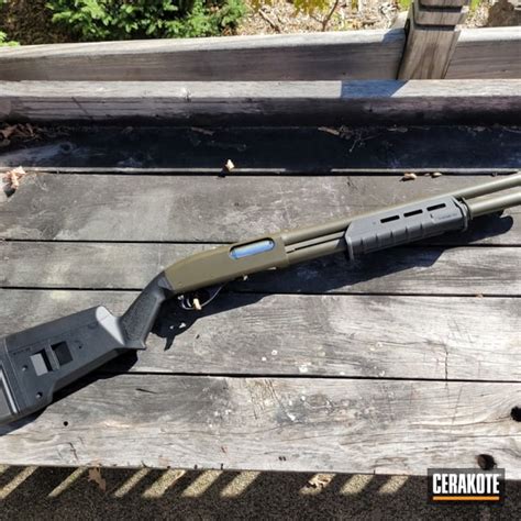 Remington 870 Cerakoted Using Magpul® Od Green Cerakote