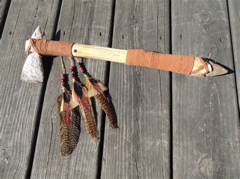 53 Stone Blade Tomahawk W 3 Flint Knapped By Handcraftedtomahawks 89