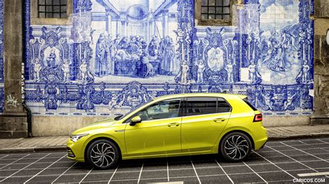 Volkswagen Golf Color Lemon Yellow Side Wallpaper Caricos