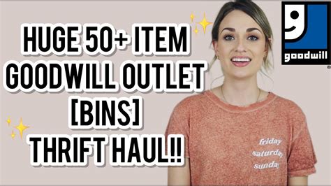 HUGE 50 ITEM Goodwill Thrift Outlet Bins Haul To Resell For A Profit