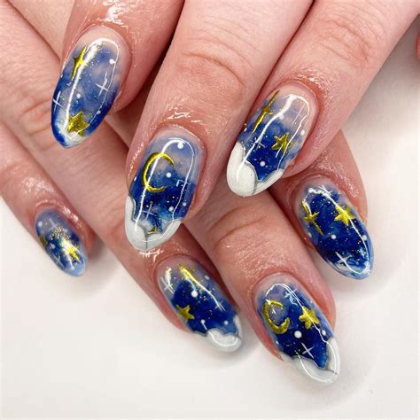 Moon And Star Nail Designs 27 Pretty Looks To Inspired Your Next