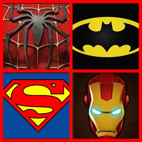 Spiderman Batman Superman Ironman Estampas