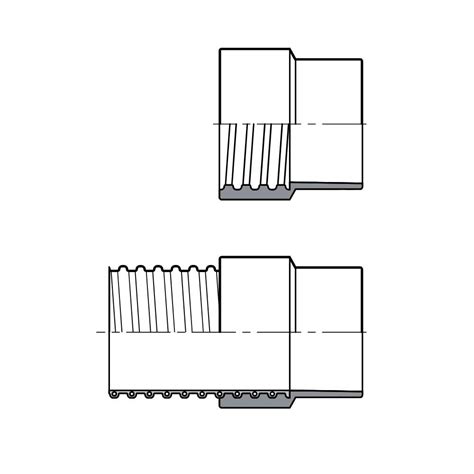 Connect 241 As Für Airduc 356 75mm 3 Zoll Muffe