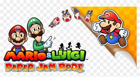 Paper Jam Paper Jam Bros Ds Cover Mario Luigi Paper Jam Hd Png