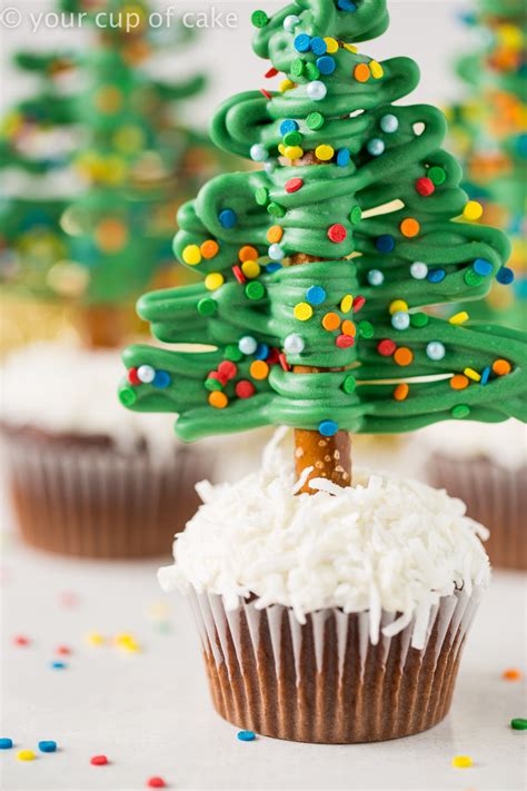 Easy Christmas Tree Cupcakes Your Cup Of Cake