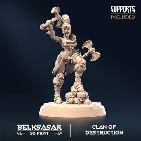 Barbarian Of Destruction D Nude D Model D Printable Cgtrader