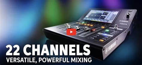 Yamaha Dm D Channel Digital Small Format Mixer With Dante