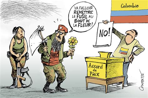 Les Colombiens Rejettent L Accord De Paix Globecartoon Political