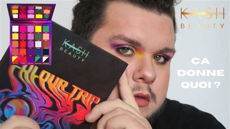 Colour Trip Palette Kash Beauty Je Teste Mickamrl Youtube