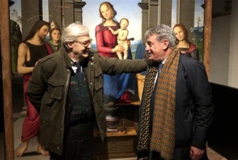 Sgarbi Visita La Mostra Di Perugino A Fano Tiscali Cultura