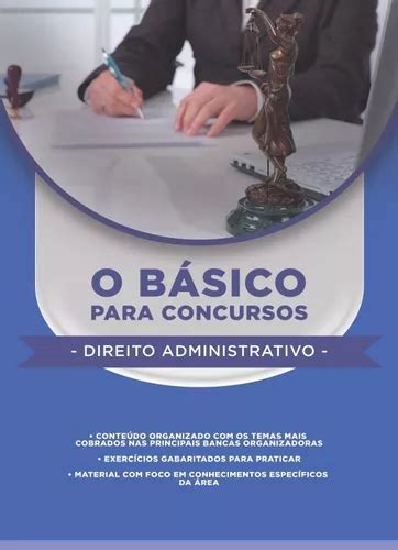 Apostila Direito Administrativo O Básico Para Concursos MercadoLivre