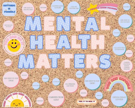 Mental Health Awareness Bulletin Board Etsy