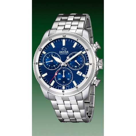 Reloj Jaguar J687 A Executive Plateado Esfera Azul