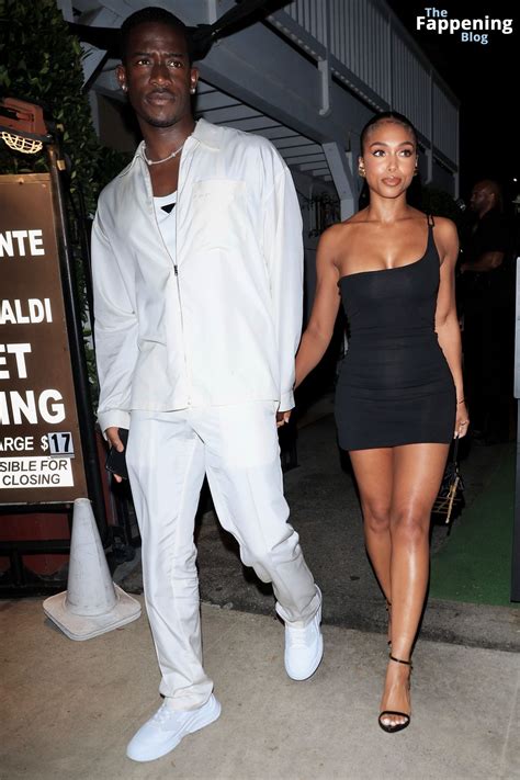 Lori Harvey Damson Idris Exit A Private Party At Giorgio Baldi 142