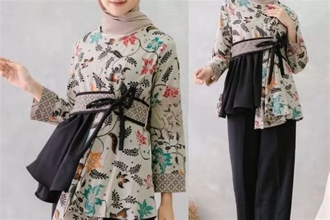 Wajib Punya Ini Dia Model Baju Batik Wanita Modern Wanita Muslimah