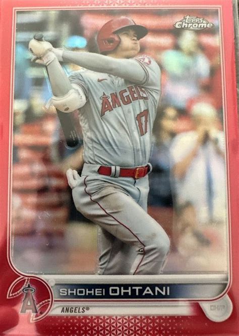 Shohei Ohtani 2022 Topps Chrome 1 Red Refractor 5 Bgs 95 Price Guide