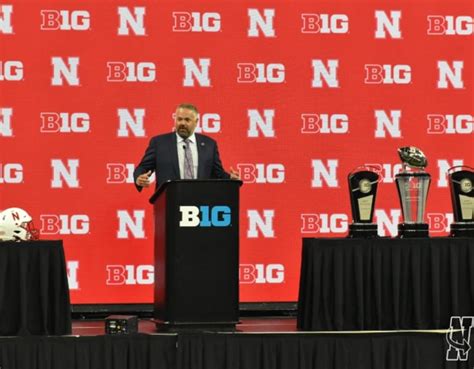 Nebraska Football Big Ten Media Days Primer With Key Topics Questions