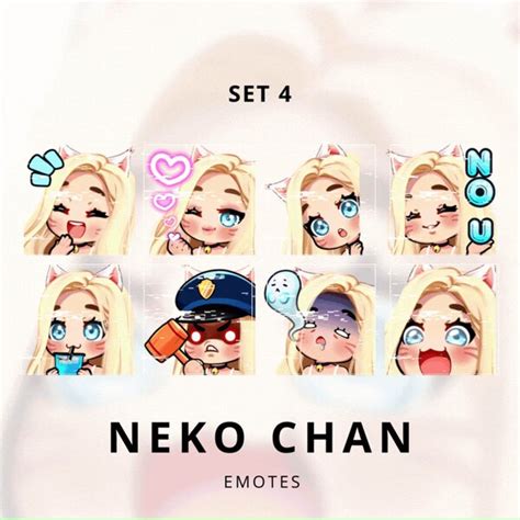 Neko Girl Emote Etsy