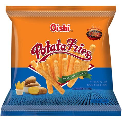 Oishi Potato Fries Barbeque 50g Shopee Philippines