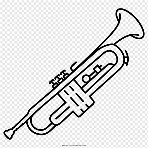 Brass Family Instruments Coloring Pages