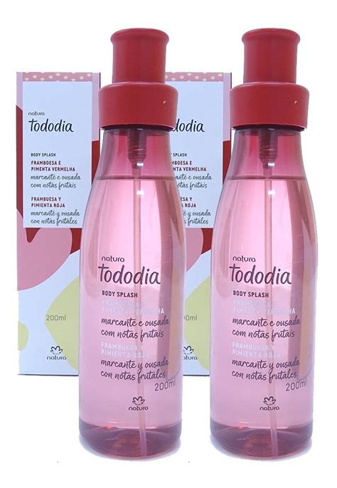 Body Splash Pack X2 Frambuesa Pimienta Roja Natura 200ml Cuotas Sin