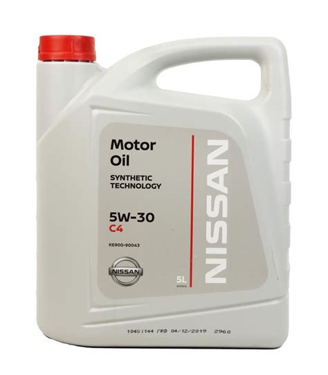 Моторное масло Nissan Motor Oil ST C4 5W-30, 5л (KE900-90043) - купить ...