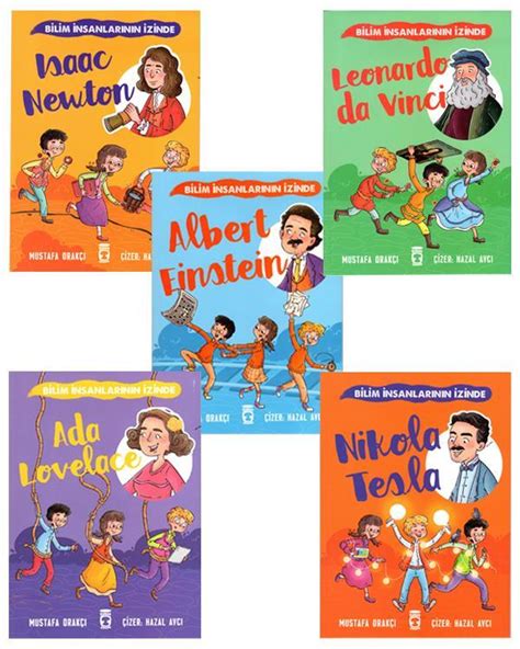 Bilim İnsanlarının İzinde Set 5 Kitap Timaş Çocuk temelcomtr