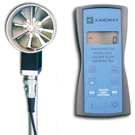 Kanomax Anemomaster Rotating Vane Anemometer Air Volume Meter