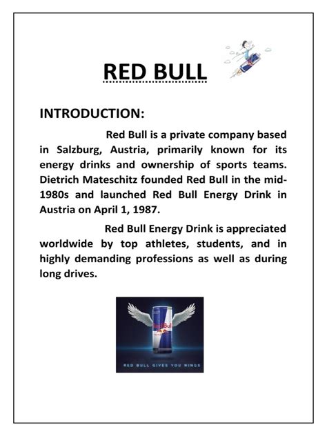 Red Bull | PDF | Entertainment | Communication