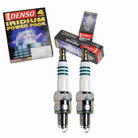 2 Pc DENSO 5383 Iridium Power Spark Plugs For IUF22 Ignition Wire