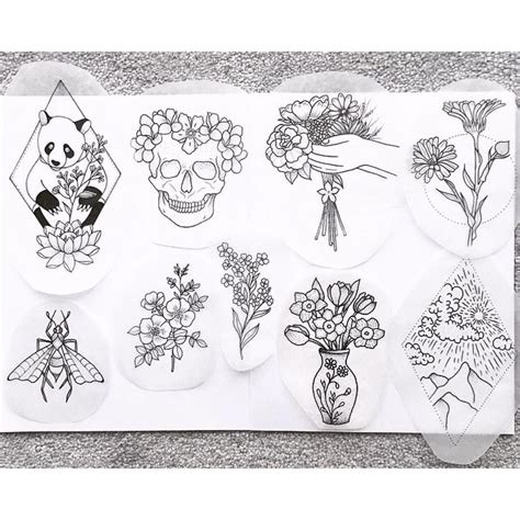 Linework Tattoo Flash Sheets