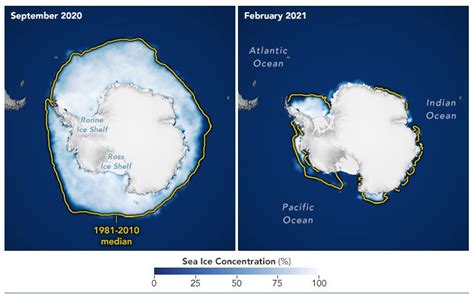 El Hielo Marino De La Antártida Alcanzó Su Mínimo Histórico Alertó Un