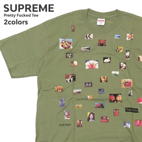 楽天市場月間優良ショップ7度受賞 新品 シュプリーム SUPREME Pretty Fucked Tee Tシャツ メンズ 新作