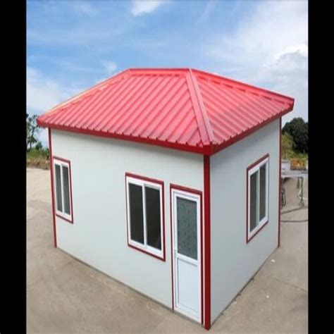 Red High Grade Steel Made Modular Built Style Color Coated Modular