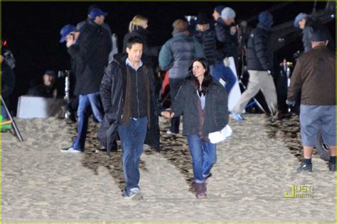 Courteney Cox Josh Hopkins Beach Couple Photo Bikini Celebrity Babies Coco