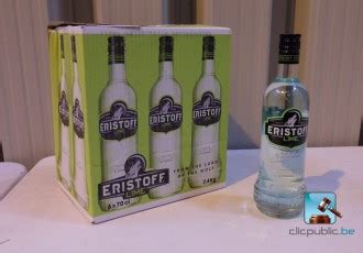 Lot von Wodkaflaschen lime ERISTOFF Clicpublic lu öffentliche