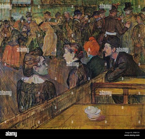 Ball At The Moulin De La Galette By Henri De Toulouse Lautrec