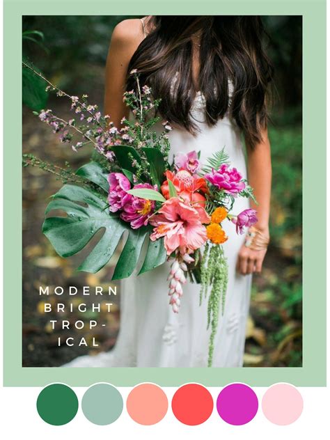 Tropical Wedding Colors Jenniemarieweddings