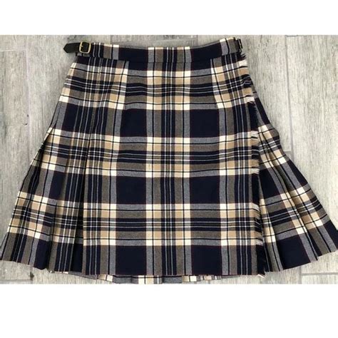 Mini Kilted Tartan Plaid Skirt By Highland Kilts Pipe Band Uniform Kilt