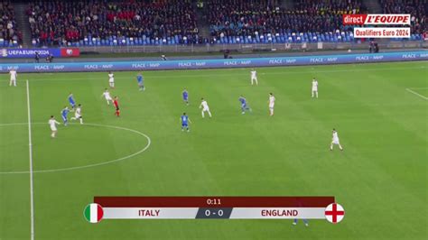 Le replay de Italie Angleterre Foot Qualif Euro Vidéo Dailymotion