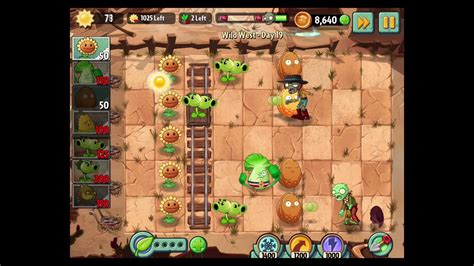 Plants Vs Zombies Wild West Day Walkthrough Youtube