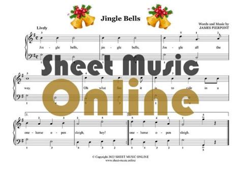 Jingle Bells For Easy Piano