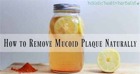 How to Remove Mucoid Plaque Naturally - Holistic Health Herbalist